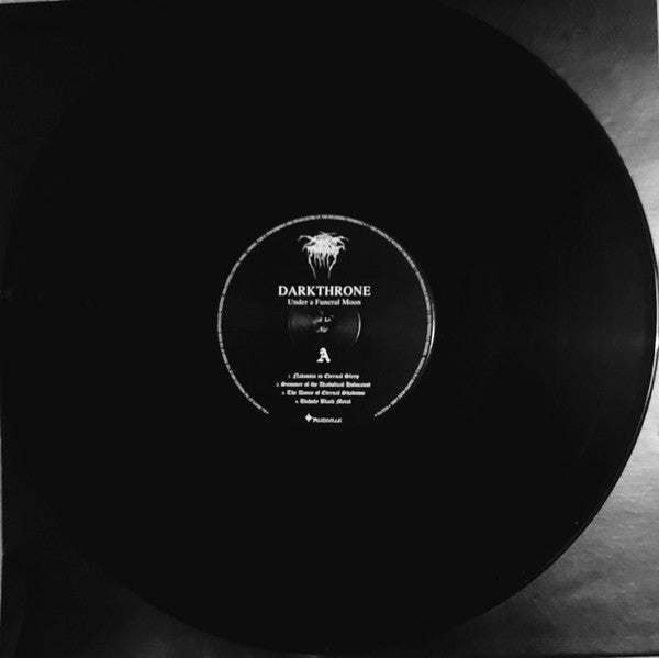 Darkthrone : Under A Funeral Moon (LP, Album, RE, Gat)