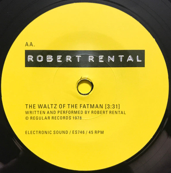 Thomas Leer / Robert Rental : Splash Momentum / The Waltz Of The Fatman (7", Single)