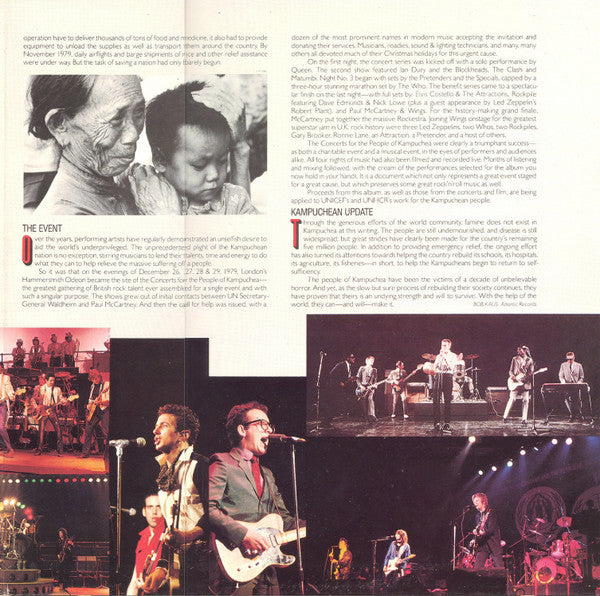 Various : Concerts For The People Of Kampuchea (2xLP, Album)