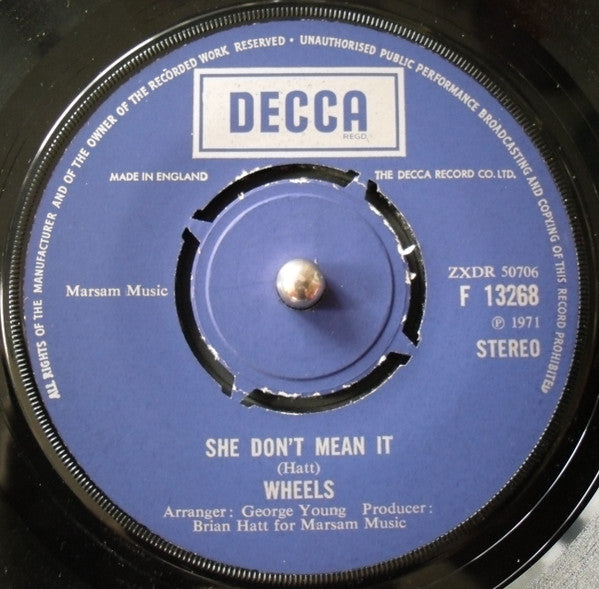 Wheels (8) : Take Me Home Country Roads (7", Single)