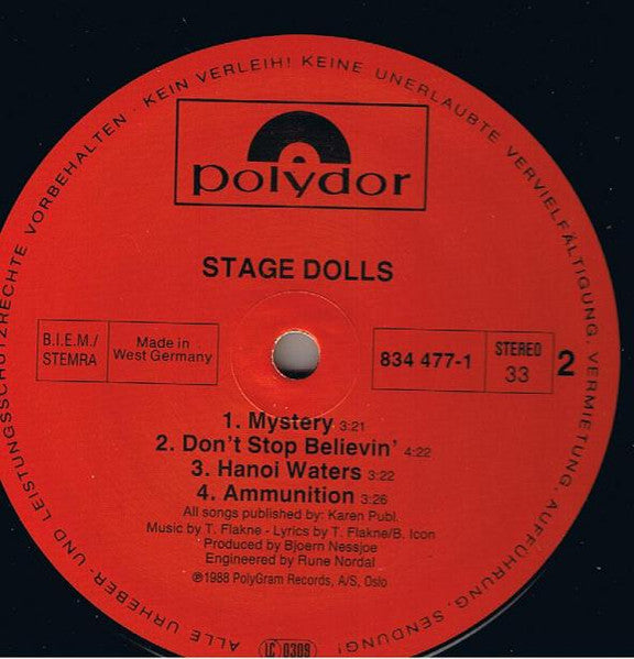 Stage Dolls : Stage Dolls (LP, Album)