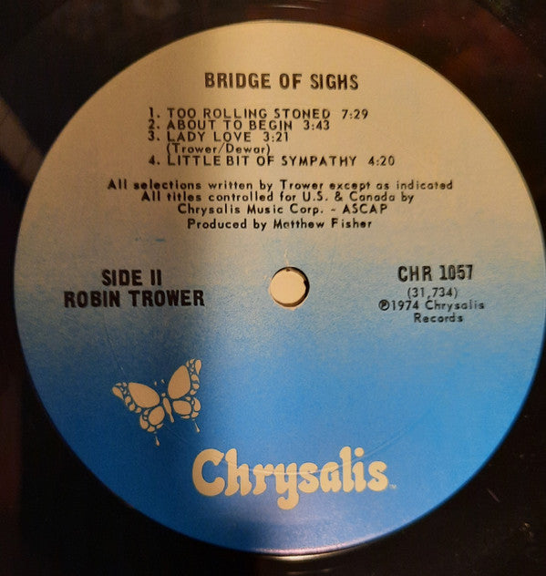 Robin Trower : Bridge Of Sighs (LP, Album, RP)