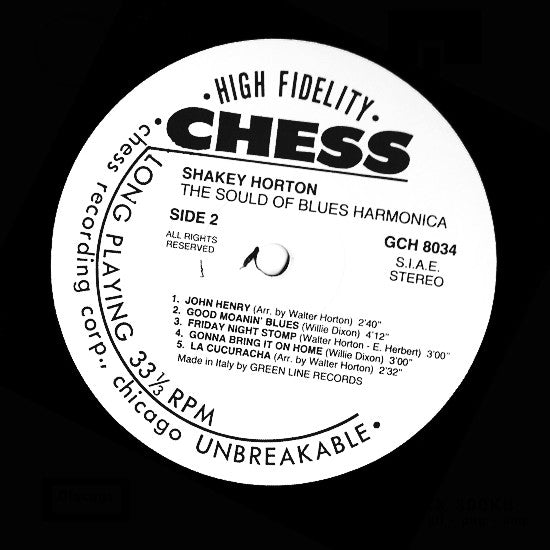 Shakey Horton* : The Soul Of Blues Harmonica (LP, Album)