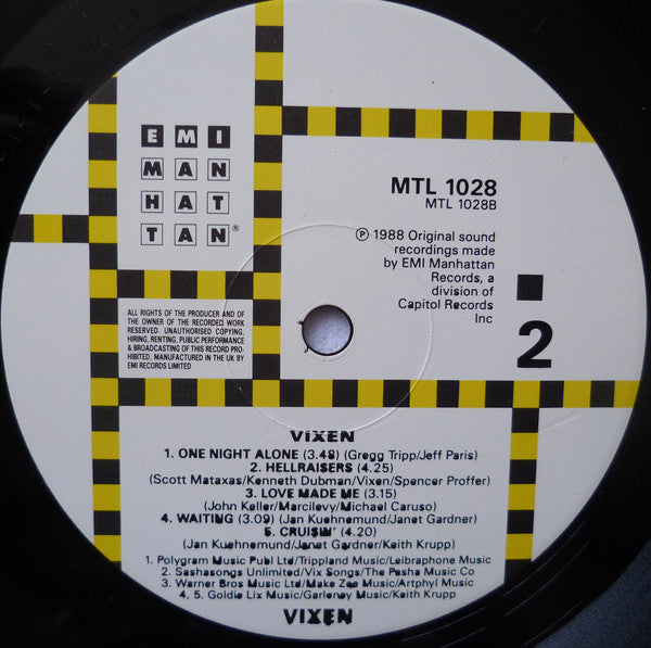 Vixen (2) : Vixen (LP, Album)