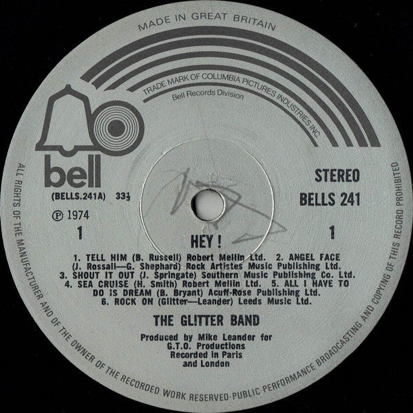 The Glitter Band : Hey! (LP, Album)