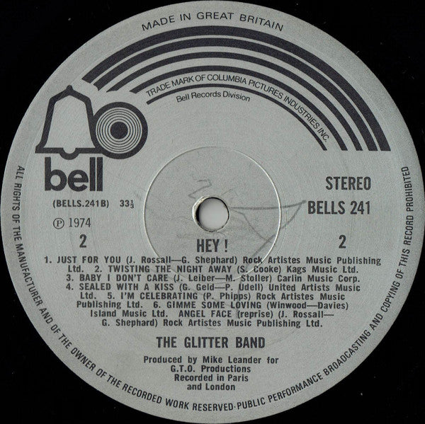 The Glitter Band : Hey! (LP, Album)