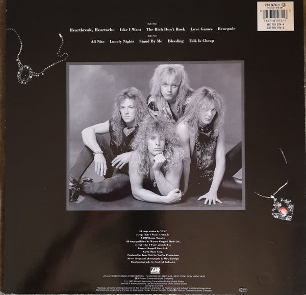 Vamp (6) : The Rich Don't Rock (LP, Album)