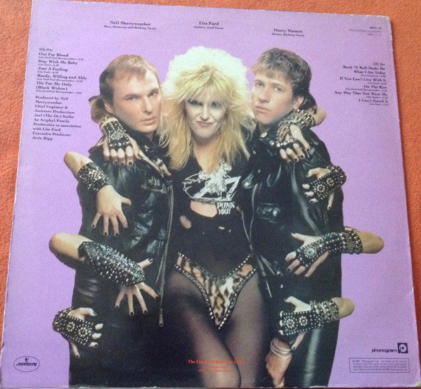 Lita Ford : Out For Blood (LP, Album)