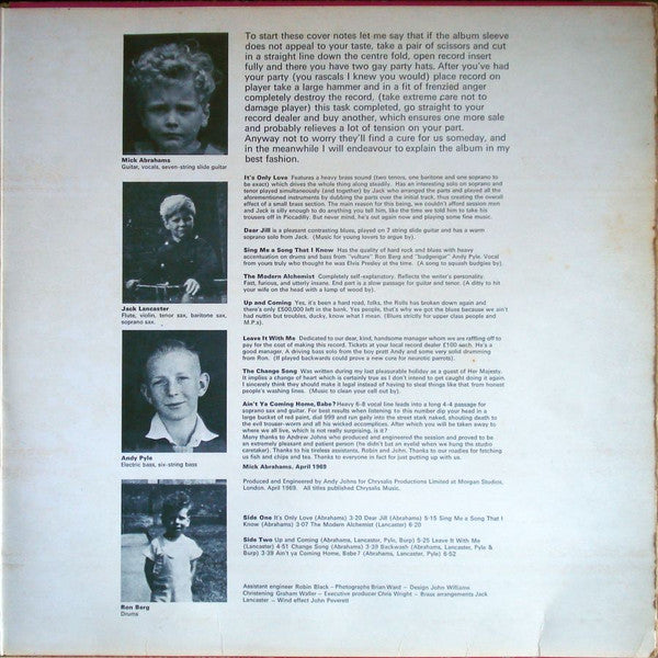 Blodwyn Pig : Ahead Rings Out (LP, Album, Gat)