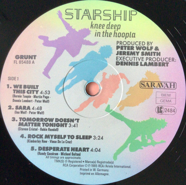 Starship (2) : Knee Deep In The Hoopla (LP, Album)