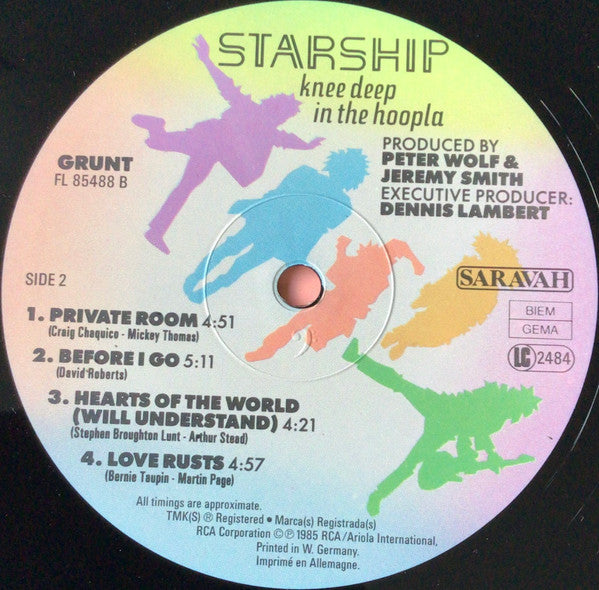 Starship (2) : Knee Deep In The Hoopla (LP, Album)