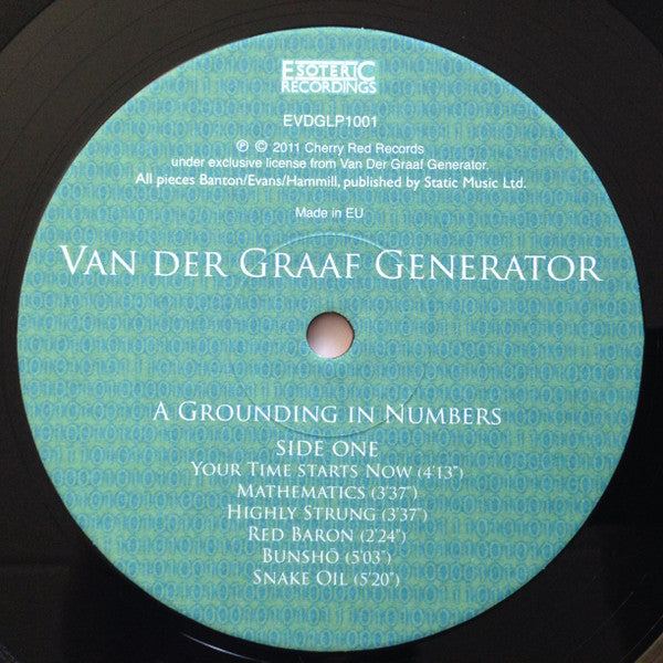 Van Der Graaf Generator : A Grounding In Numbers (LP, Album, Ltd, Num)