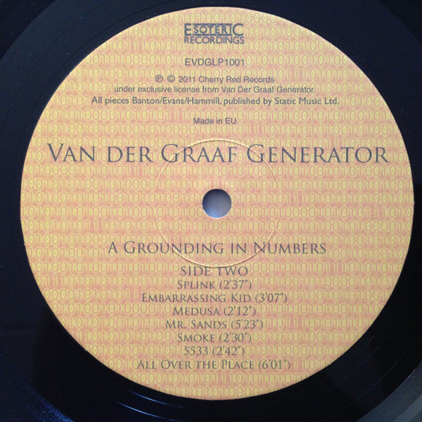 Van Der Graaf Generator : A Grounding In Numbers (LP, Album, Ltd, Num)