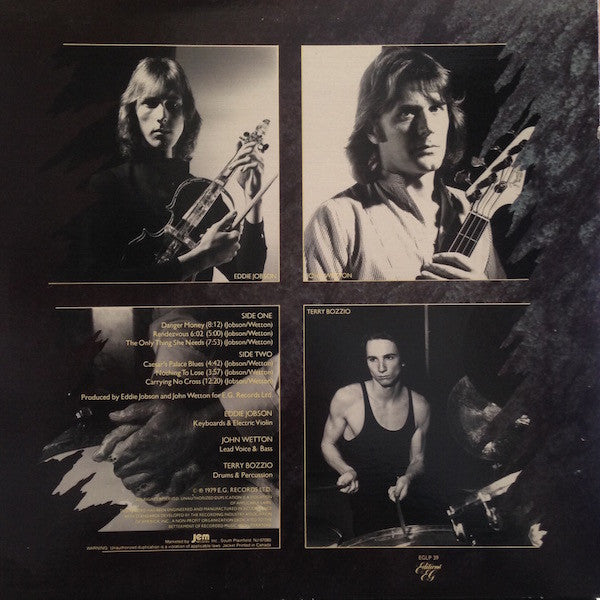 UK (3) : Danger Money (LP, Album, RE, RM)