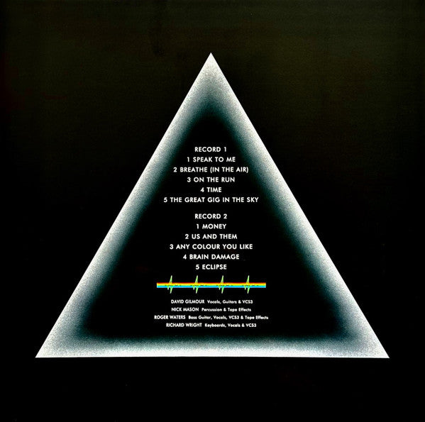 Pink Floyd : The Dark Side Of The Moon (2xLP, S/Sided, Album, RE, RM, RP, Cle)