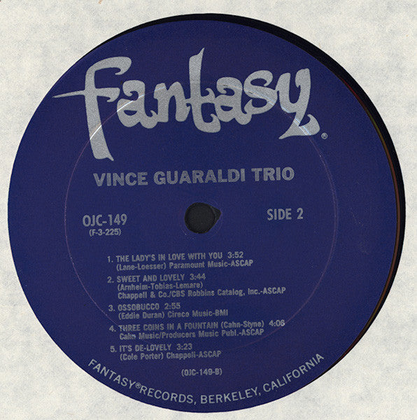 Vince Guaraldi Trio : Vince Guaraldi Trio (LP, Album, Mono, RE)