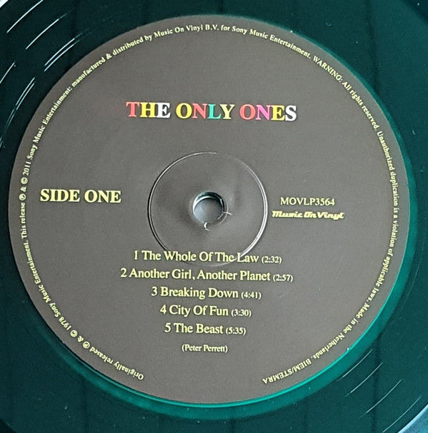 The Only Ones : The Only Ones (LP, Album, Ltd, Num, RE, RM, Gre)