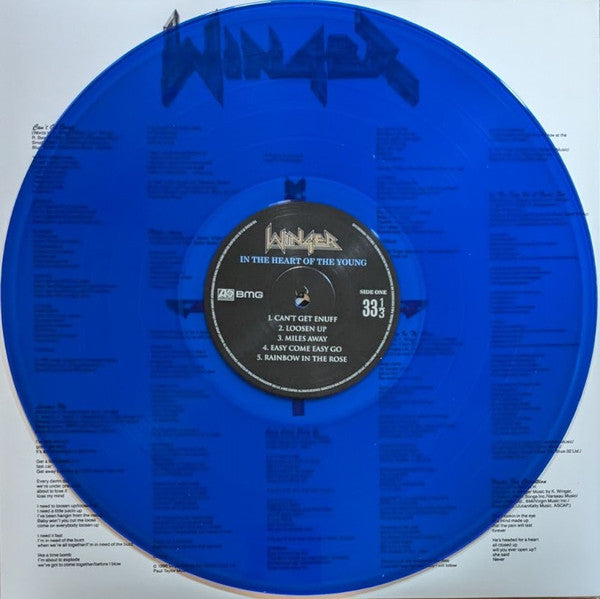 Winger : In The Heart Of The Young (LP, Album, RE, Blu)