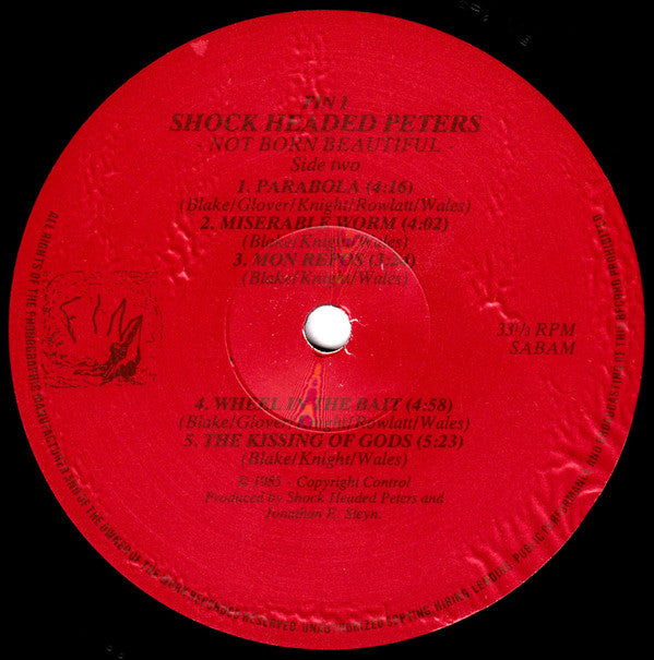 Shock Headed Peters : Not Born Beautiful (LP, Album)