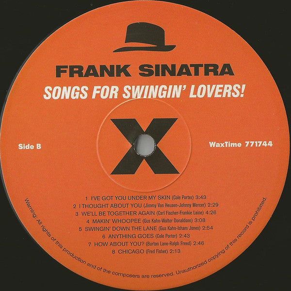 Frank Sinatra : Songs For Swingin' Lovers! (LP, Ltd, RE, RM, 180)