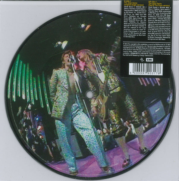 David Bowie : The Jean Genie (7", RSD, Single, Mono, Ltd, Pic, RM)