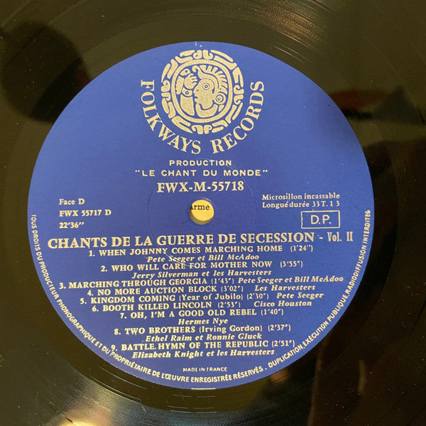 Various : Chants De La Guerre De Secession Vol. II (LP, Tri)