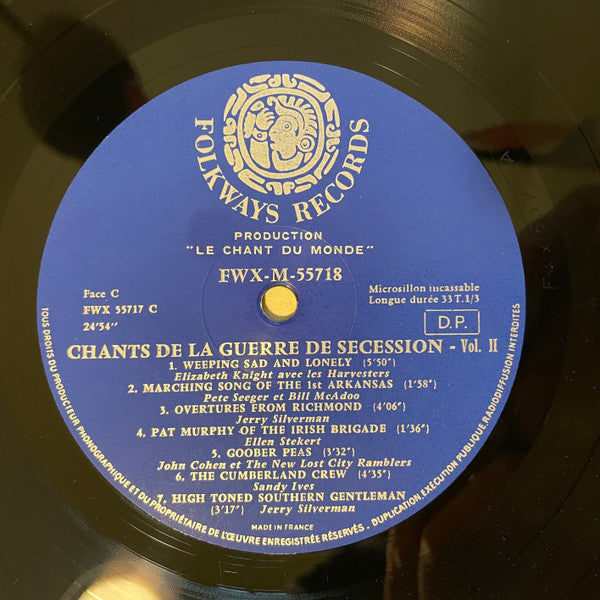 Various : Chants De La Guerre De Secession Vol. II (LP, Tri)