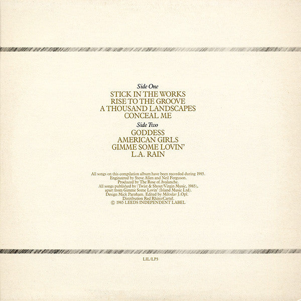 The Rose Of Avalanche : First Avalanche (LP, Comp)
