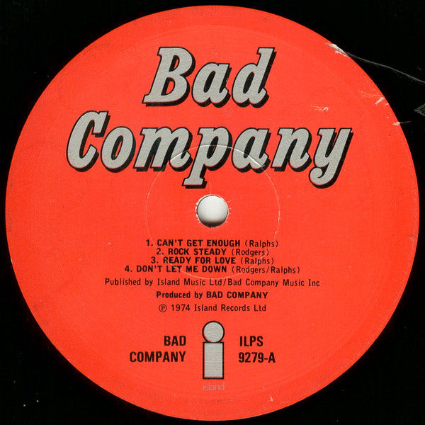 Bad Co* : Bad Company (LP, Album, Gat)