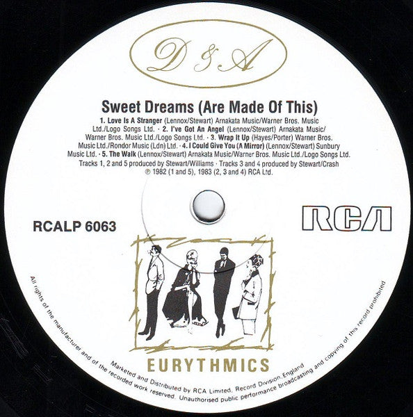 Eurythmics : Sweet Dreams (Are Made Of This) (LP, Album)