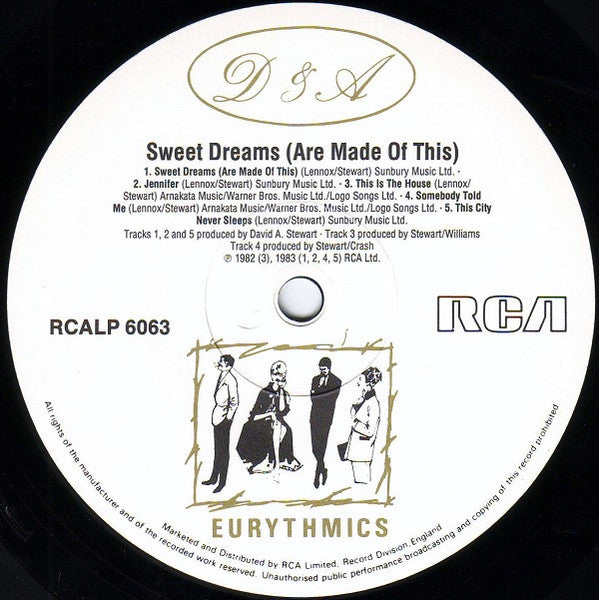 Eurythmics : Sweet Dreams (Are Made Of This) (LP, Album)