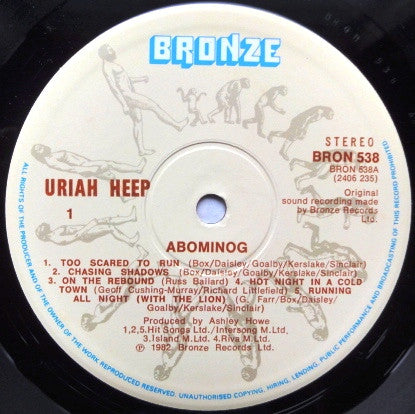 Uriah Heep : Abominog (LP, Album)