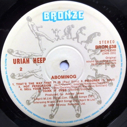 Uriah Heep : Abominog (LP, Album)