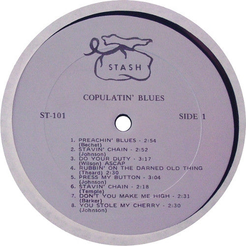 Various : Copulatin' Blues Volume One (LP, Comp, RE)