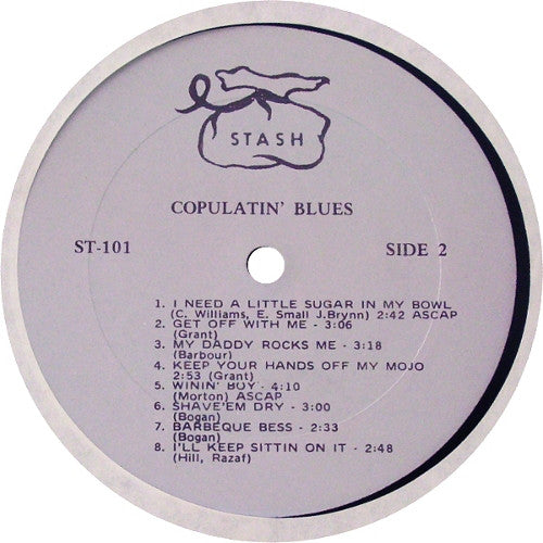 Various : Copulatin' Blues Volume One (LP, Comp, RE)