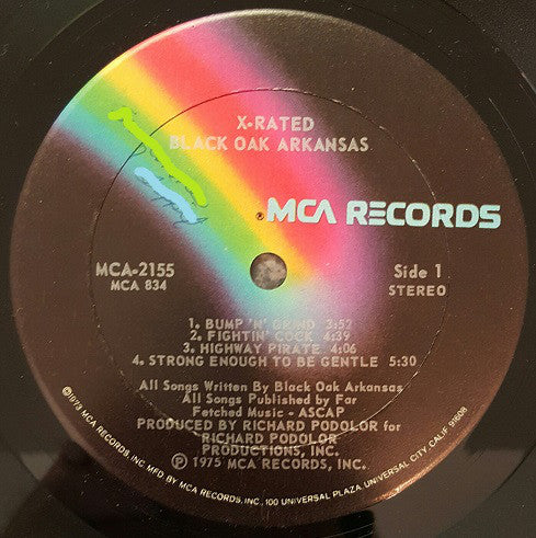 Black Oak Arkansas : X-Rated (LP, Album)