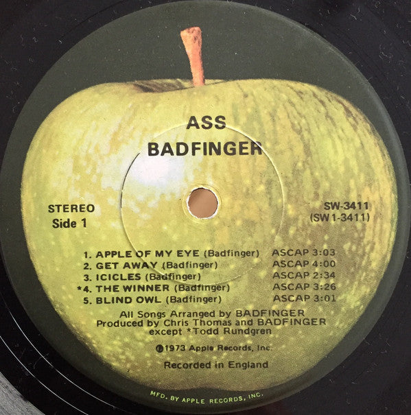 Badfinger : Ass (LP, Album, Jac)