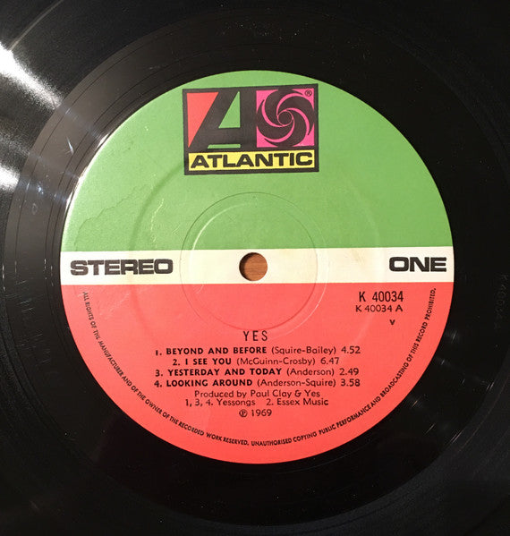 Yes : Yes (LP, Album, RE)