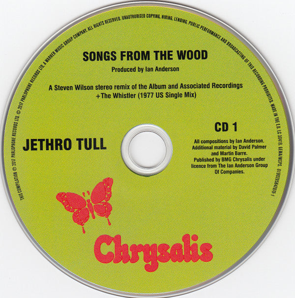 Jethro Tull : Songs From The Wood (40th Anniversary Edition - The Country Set) (CD, Album, RE, Rem + 2xCD + DVD-V, Album, Quad, RE)