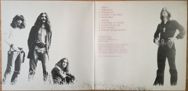 Black Sabbath : Paranoid (LP, Album, RE, Gat)