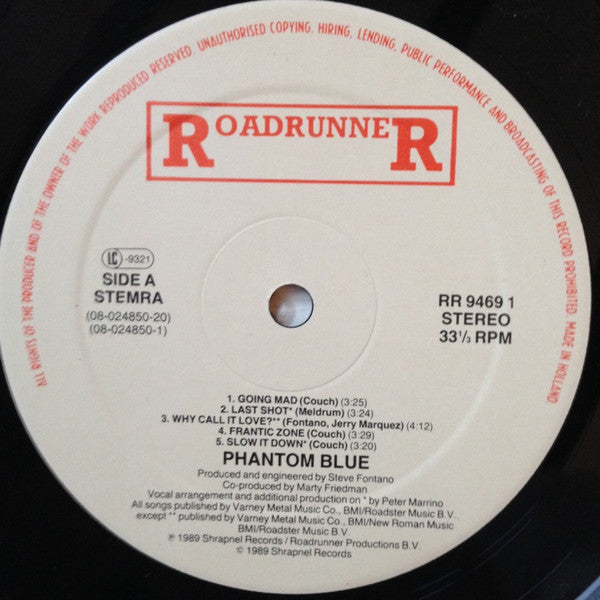 Phantom Blue : Phantom Blue (LP, Album)