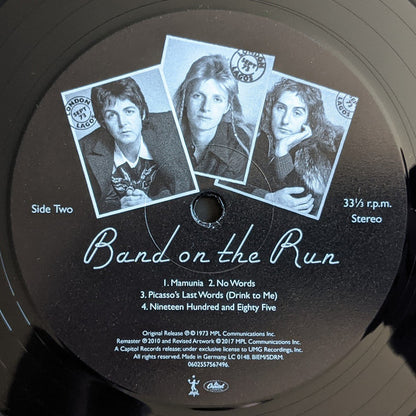 Wings (2) : Band On The Run (LP, Album, RE, RM, 180)