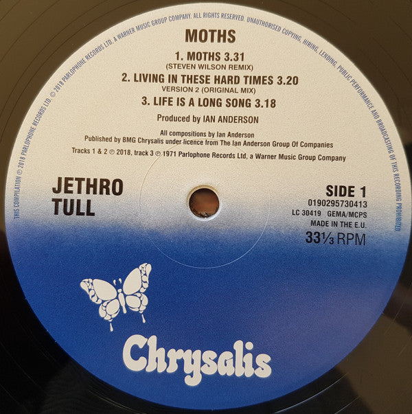 Jethro Tull : Moths (10", EP, RSD, Comp, Ltd)