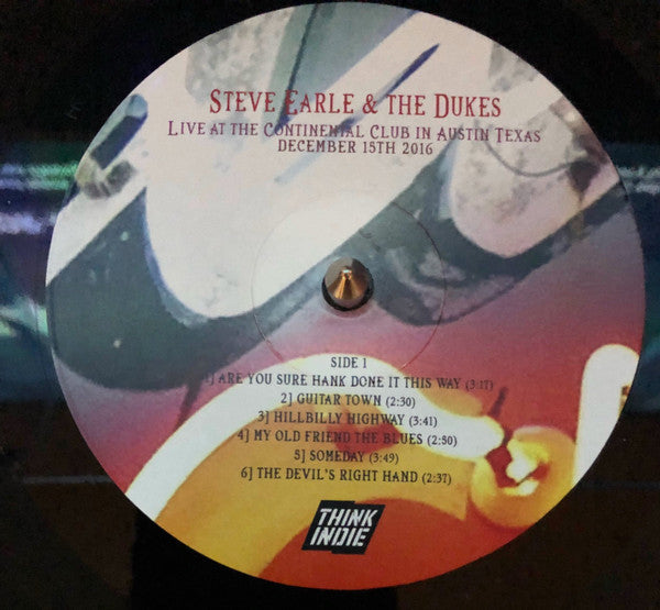 Steve Earle & The Dukes : Live At The Continental Club In Austin Texas (2xLP, Album, RSD)