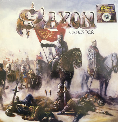 Saxon : Crusader (LP, Album, Ltd, RE, RM, Spl)