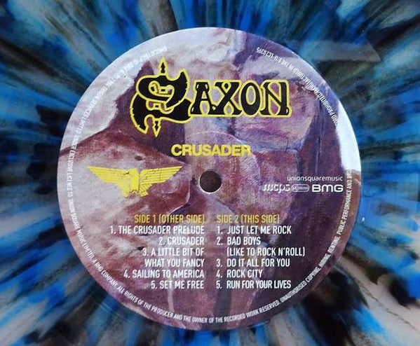 Saxon : Crusader (LP, Album, Ltd, RE, RM, Spl)