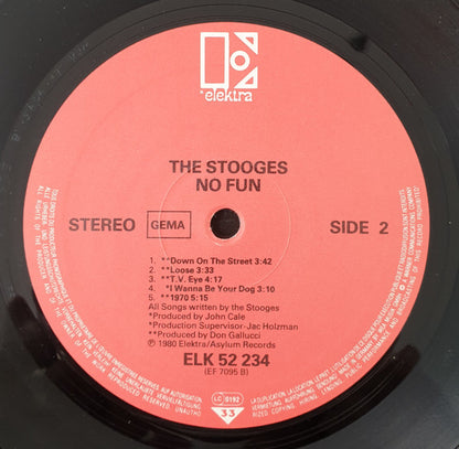 The Stooges Featuring Iggy Pop : No Fun (LP, Comp, RE)