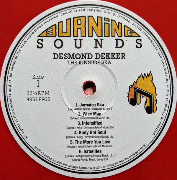 Desmond Dekker : The King Of Ska (LP, RE, 180)