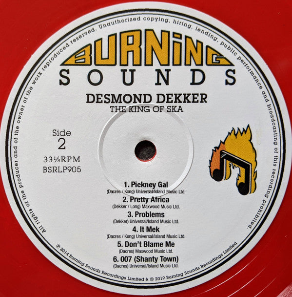 Desmond Dekker : The King Of Ska (LP, RE, 180)