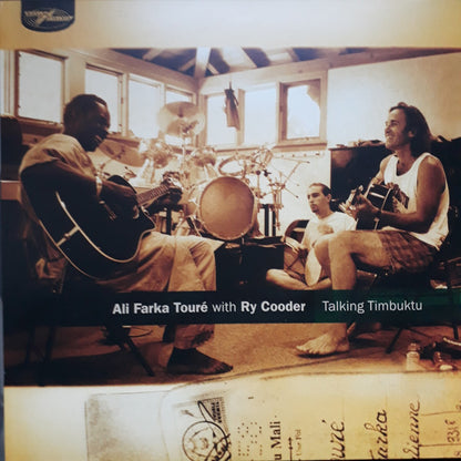 Ali Farka Touré With Ry Cooder : Talking Timbuktu (2xLP, Album, RE, 180)